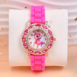 Rhinestone Unicorn Girls Quartz Watch