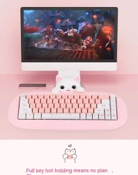 Wireless Bluetooth E-sports Games Cute Mini Office Mechanical Keyboard