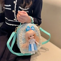 Trendy Princess Girls Backpack