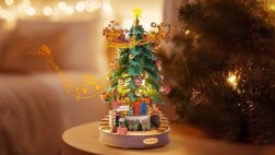 ROBOTIME 3D Christmas Melody Tree Puzzle, DIY Model Kits For Christmas Gift AMS01