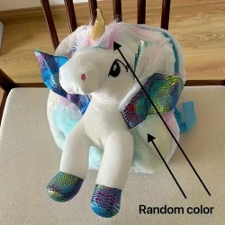 Rainbow Unicorn Kitten Backpack