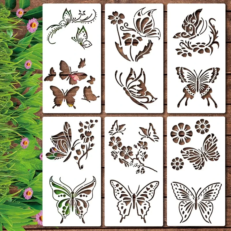 Garden Fence Large Flower Stencils🌻DIY