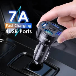 4 in 1 Fast Charge Car Charger