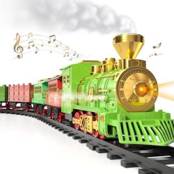 Classical Train Track Electric Lamplight Music Track Train Toy Suit