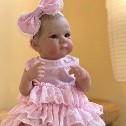 18-inch 46cm Reborn Doll 3D Advanced Skin Color Painting