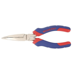 Double color sleeve handle curved nose pliers