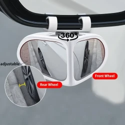 2pcs HD Blind Spot Mirrors for Cars - 360° Adjustable