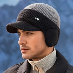 Adventure Ready Dual-Tone Knit Baseball Cap