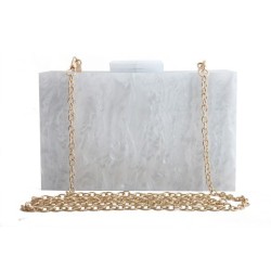 Women Handbags Marble Pattern Acrylic Bag Luxury Handbags Women Bags