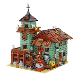 Blocks Bricks Old Fishing House Series Captain's Wharf Toys For Kids Christmas GiftsBlocks Bricks Old Fishing House Series Captain's Wharf Toys For Kids Christmas Gifts