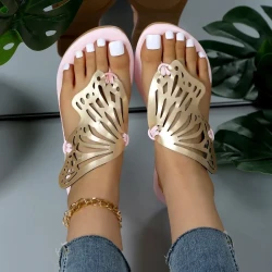 Fashion Hollow Butterfly Flip-Flops Summer Sandals For Women