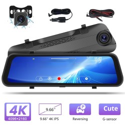 Streaming Media Touch HD Built-in Front Cameravideo 4K Resolutionrearview Mirror