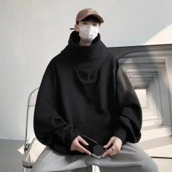 Men’s Oversized Ninja Turtleneck Hoodie