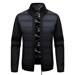 Men’s Winter Warm Fleece-Lined Cardigan Jacket