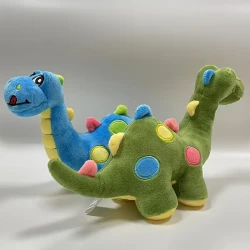 Cuddly Plush Dinosaur Toy, 29.97cm - Perfect for Halloween, Thanksgiving, Christmas, Valentine's Day & Easter Decorations - Available in Pink, Green, Blue | Ideal for Living Room, Bedroom, and Car Window Displays