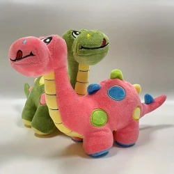 Cuddly Plush Dinosaur Toy, 29.97cm - Perfect for Halloween, Thanksgiving, Christmas, Valentine's Day & Easter Decorations - Available in Pink, Green, Blue | Ideal for Living Room, Bedroom, and Car Window Displays