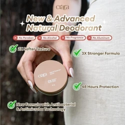 Ciara Natural Deodorant Body Odor Remover No. 1 In Indonesia 2pcs 50gr Package Best Seller No. 1