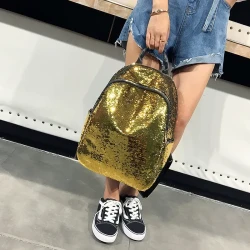 New Sequined Backpack Women Korean Version