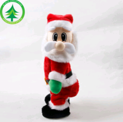 Christmas Decorations Electric Santa Toys Creative Twist Music Santa Claus Doll