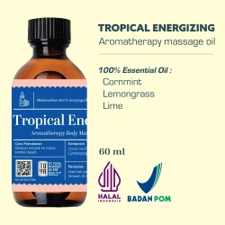 The Tropical Spa - Aromatherapy Massage Oil Tropical Energizing