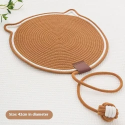 Braided Cotton Rope Cat Claw Mat