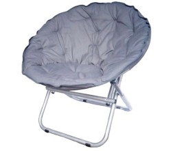 Fold-able Relaxing Moon Chair Silver