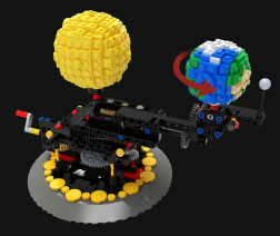 Simulate The Rotation Of Moon Earth And Sun