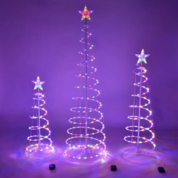 New Style LED Spiral Christmas Tree Light Christmas Spiral Tree Indoor And Outdoor Decoration Lights