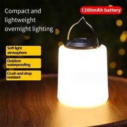 Rechargeable Camping Light Flashlight Lantern - 3000K Warm White Light Waterproof LED Flashlight for Camping and Hiking Supplies