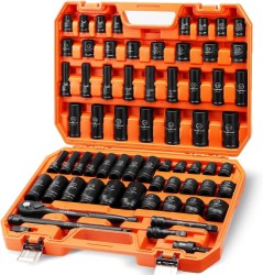 Drive Impact Socket Set 66Pc Set