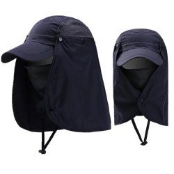 Foldable Visor Mountain Hat Anti UV Sun Wide Cap Beach Cap Outdoor Round Rimba Fishing Cap