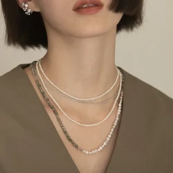 Light Luxury Multilayer Vintage Pearl Necklace