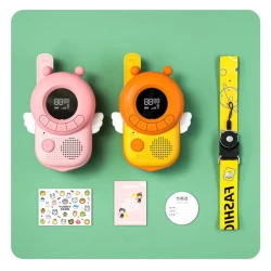 Bee 3KM HT Long Distance Voice Telephone 3 KM 2pcs Walkie-Talkie Radio Kids