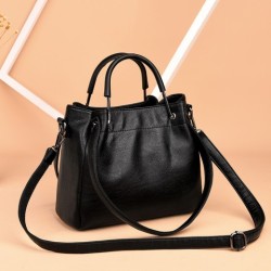 Bags Handbags Korean Fashion Women's Bags Soft Leather Retro Bucket Bag Handbag