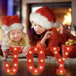 Merry Christmas Letter Light JOY Decorative Letters Decoration Christmas Home Party Desktop Ambience Light