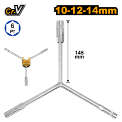 Y-type socket wrench 10-12-14 mm