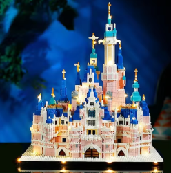 6300PCS Light Large Castle Micro Building