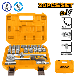 Socket set 20pcs 1/2