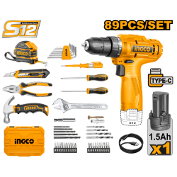 Cordless Drill & tools/bits 89Pcs set