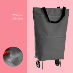 Home Folding Tug Bag Wheel Shopping Travel Bag Shopping Cloth Bag Luggage Bag Folding Shopping Bag