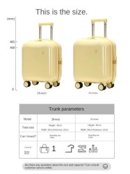 Mini Cute Suitcase Ladies Small Lightweight Luggage Boardable Trolley Case Universal Silent Wheel Suitcase For Children