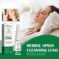 5X 20ml Lung Detox Herbal Cleanser Spray - Anti Snoring and Nasal Congestion Relief