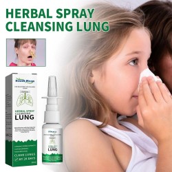 5X 20ml Lung Detox Herbal Cleanser Spray - Anti Snoring and Nasal Congestion Relief