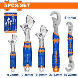 Adjustable wrench set 5Pcs