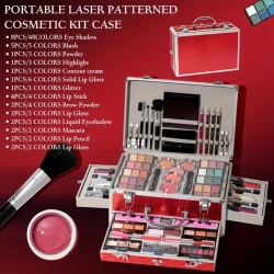 Professional Multifunctional Makeup Set, 106pcs Makeup Tools Eyeshadow Lipstick Mascara Lip Liner Makeup Brush Makeup Artist Makeup Gift Box, Ideal Gift For Mother's Day Makeup Set