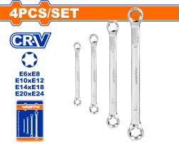 Star box end wrench set 4 Pcs