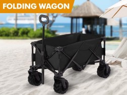 Collapsible Folding Wagon Cart Picnic Trolley Cart