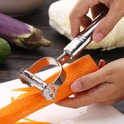 High Quality Stainless Steel Julienne Peeler - Vegetable and Fruit Grater & Slicer