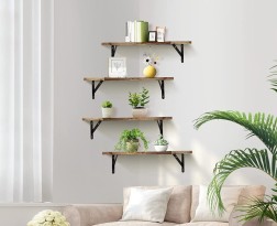 American Style Wooden Wall Shelving