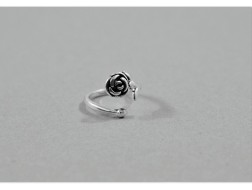 S925 Sterling Silver Rose Vintage Ring